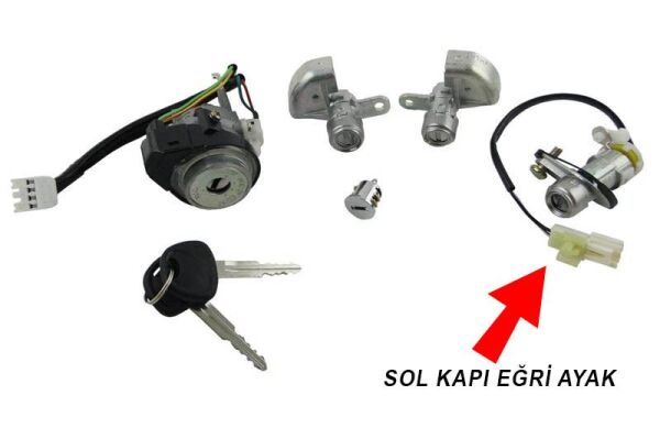 KONTAK + KAPI + BAGAJ KİLİT ŞİFRE TAKIMI 4\'LÜ SET ***( ÇİPSİZ ) HYUNDAI TUCSON - İX35