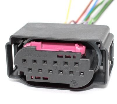 PARK SENSÖRÜ LCA ŞERİT DEĞİŞTİRME RADAR SOKETİ AUDI VW SKODA 12 PIN  