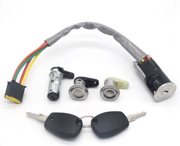 KONTAK SETİ DACIA LOGAN - SANDERO 09-14 - DUSTER (KONTAK + 2 ÖN KAPI ŞİFRE + 1 BAGAJ KİLİD