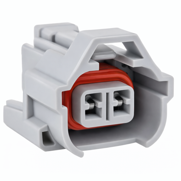 51-1082 DENSO DİZEL & JAPON ARAÇ BENZİNLİ ENJEKTOR SOKETI ( 2 PIN ) TRANSİT JUMPER BOXER ** ÜST TIRN