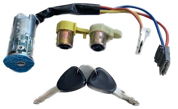 KONTAK SETİ KONTAK GÖVDESİ + 2 ÖN KAPI ŞİFRESİ SET KANGOO ( 97-... ) ****TERMİK BOYU 35 CM