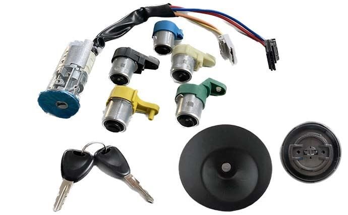 KOMPLE KONTAK + SET ( KONTAK+5 ŞİFRE+DEPO KAPAĞI ) KANGOO 03 -- ****TERMİK BOYU 35 CM