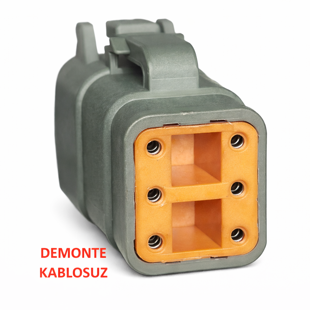 51-1398 İŞ MAKİNASI DEUTSCH ( YM ) SOKET *****KABLOSUZ DTM04-6S ( 6 PIN )