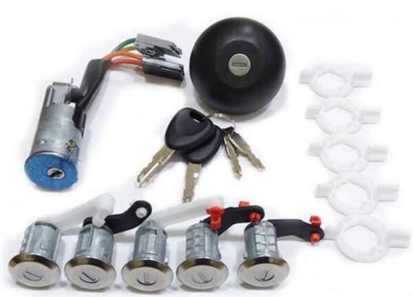 KONTAK ANAHTAR SETİ MASTER TRAFIC VIVARO MOVANO KAPI KİLİDİ ŞİFRE SET+DEPO KAPAK TERMİK BOY 16CM