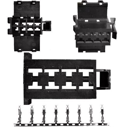 51-1404 TAKOGRAF SOKETI ****KABLOSUZ DEMONTE SIYAH 8 PIN