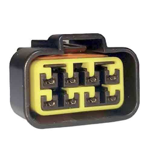 İŞ MAKİNASI SOKETİ (CAT SİYAH) (8 PİN)