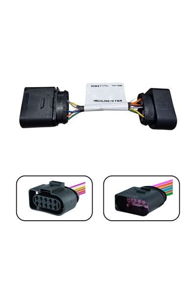 FAR DÖNÜŞTÜRÜCÜ ADAPTÖR SOKETİ VW GOLF 7 HALAGON>U LED
