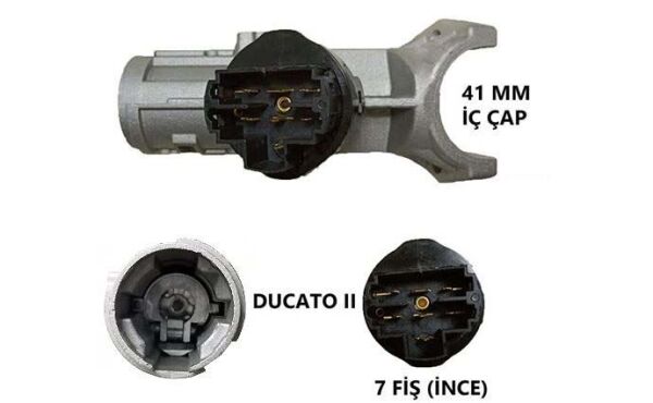 KONTAK GÖVDESİ + TERMİK FIAT DUCATO II BOXER II JUMPER II *** ANAHTARSIZ ( TERMİK İNCE 7