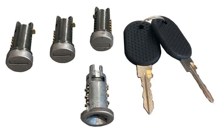 KONTAK GÖBEĞİ UNO (ŞİFRESİ) 4 LÜ SET (2 KAPI + 1 BAGAJ + 1 KONTAK)