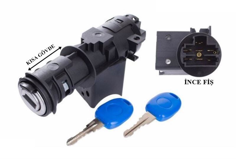 KONTAK GÖVDESİ FIAT DOBLO ALBEA PALIO MAREA ***KISA GÖVDE İNCE TERMİK 7 FİŞLİ ANAHTARLI