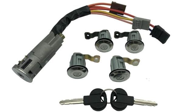 KONTAK SETİ CITROEN BERLİNGO / PEUGEOT PARTNER *** KONTAK + 4 AD KAPI ŞİFRE