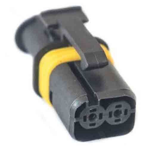 51-1471 AĞIR TİCARİ  ENJEKTOR SOKETI IS MAKINASI SİYAH ( 2 PIN )