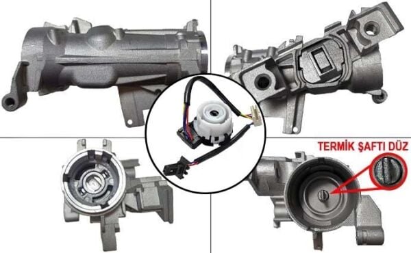 KONTAK GÖVDESİ + TERMİK (KABLOLU) VW CADDY III/IV-GOLF V/VI/VII-JETTA ( MK5-MK6 ) -TIGUAN