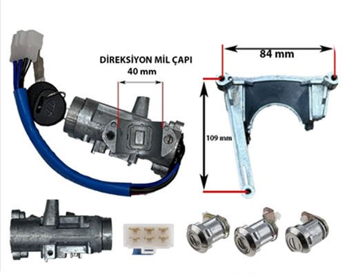 KOMPLE KONTAK HYUNDAI ACCENT1999-2005 *** TERMİK BOYU 39 CM ***