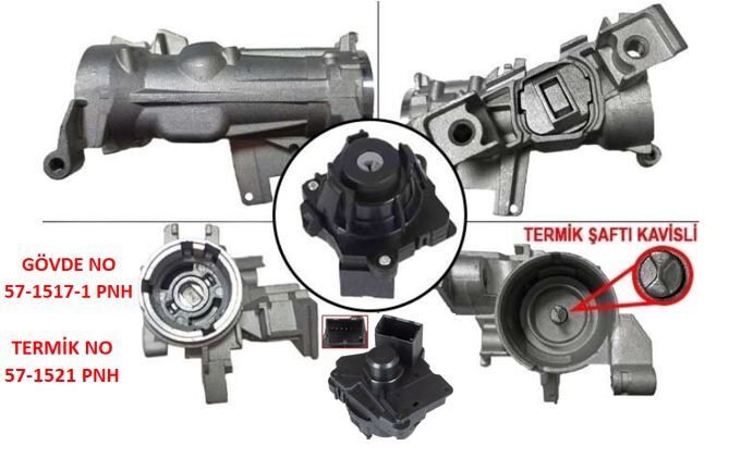 KONTAK GÖVDESİ + TERMİK VW CADDY V GOLF VII & AUDI A1 & SKODA KAMIQ OCTAVIA & SEAT ARONA L