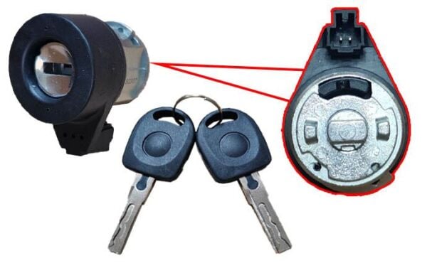 KONTAK GÖBEĞİ VW BORA - GOLF IV - NEW BEETLE - PASSAT - POLO